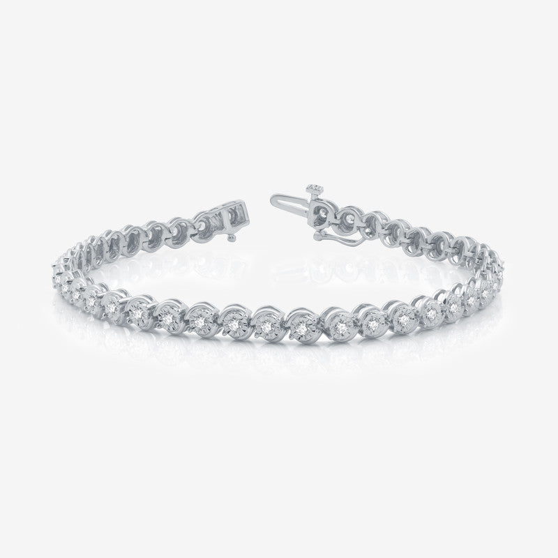 1 Cttw Lab-Grown Diamond Bracelet Miracle Plate