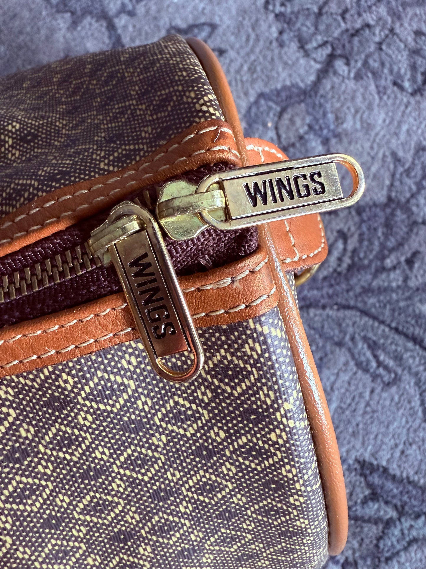 Hartmann Luggage - Wings 20" Satchel in Diamond Design Leather