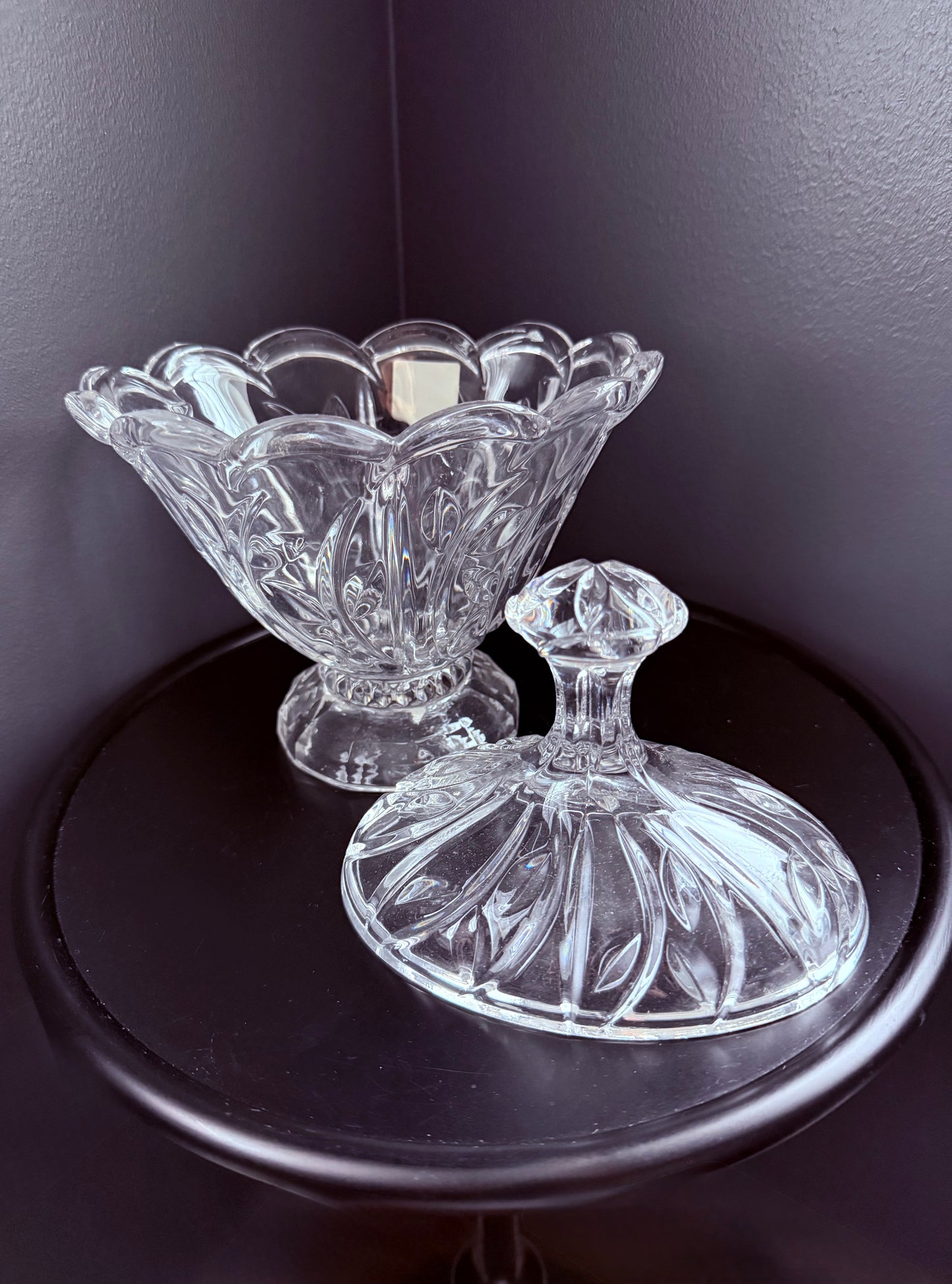 Fifth Avenue Crystal Candy Dish in Fairfax Pattern