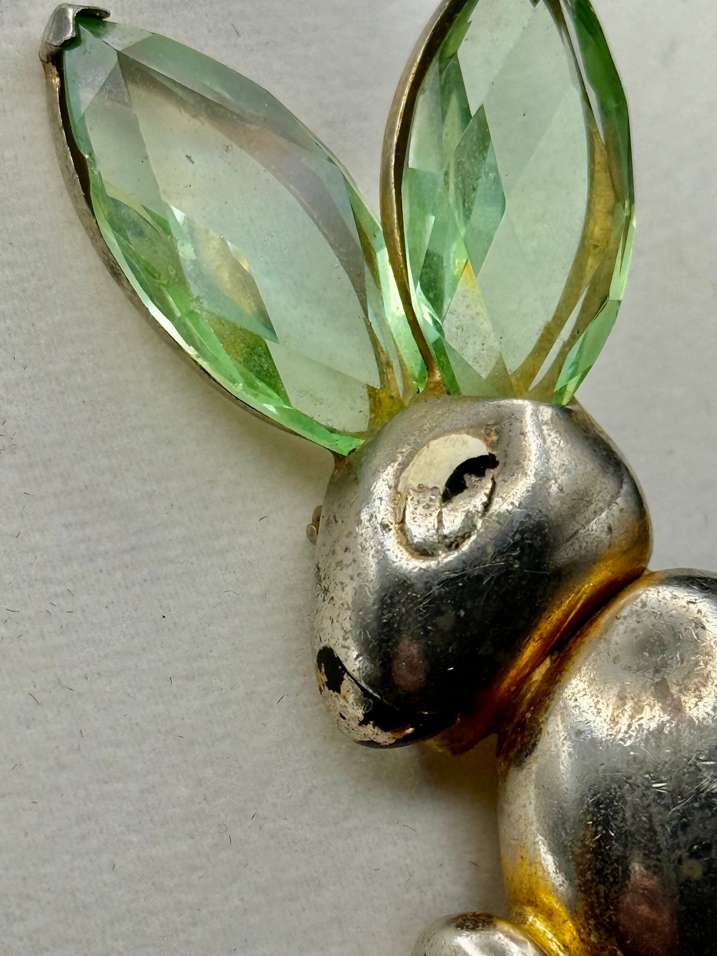 Vintage Unsigned H. Pomerantz Rabbit Brooch
