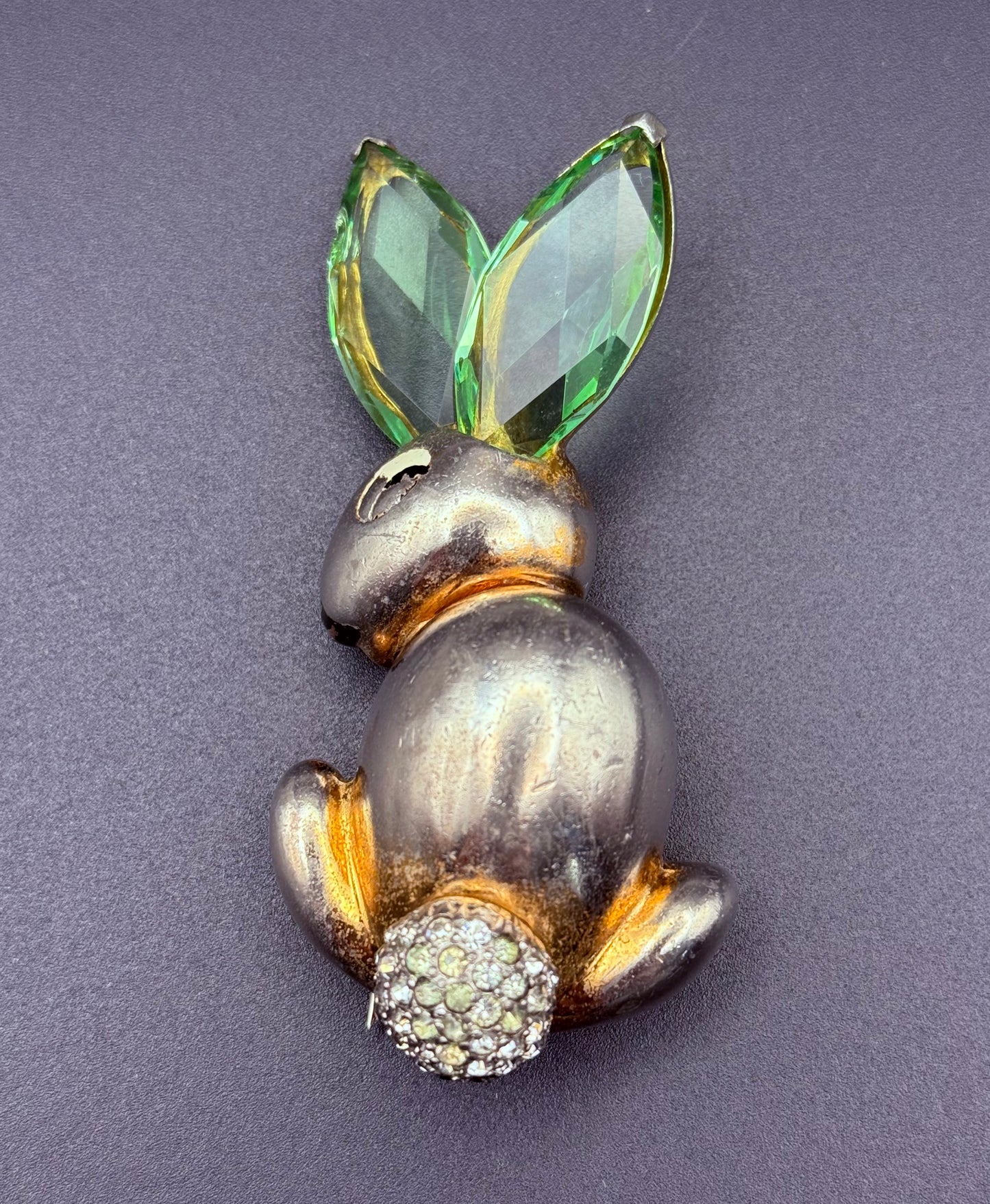 Vintage Unsigned H. Pomerantz Rabbit Brooch