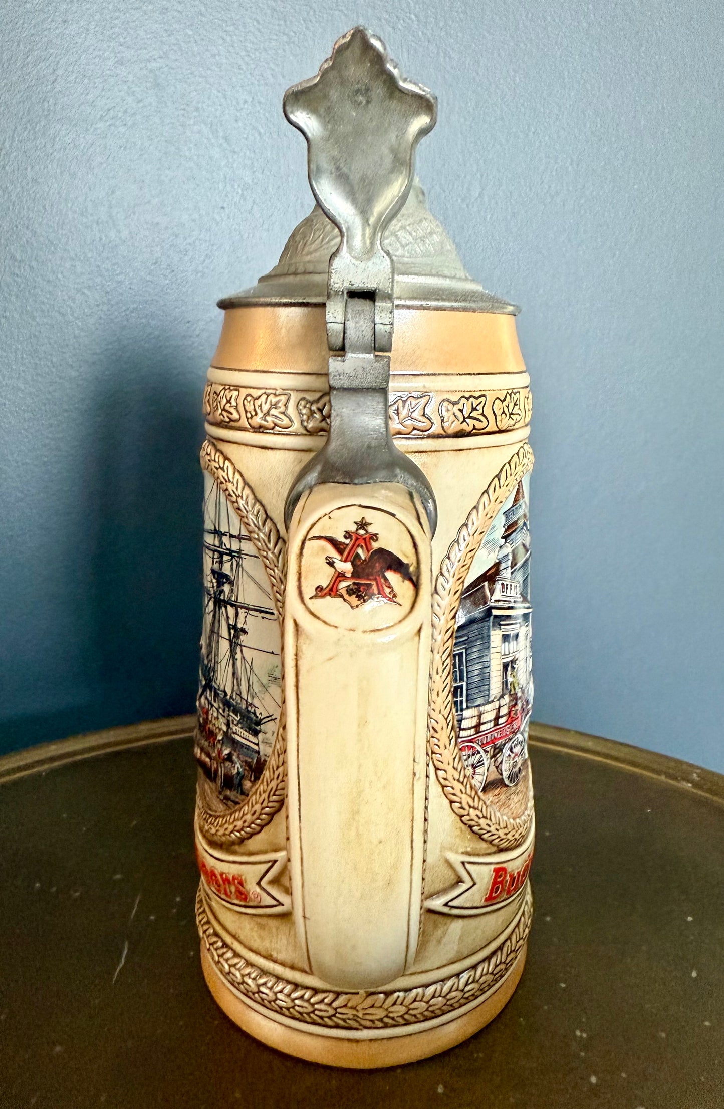Limited Edition 1980 G-Series Budweiser Lidded Beer Stein