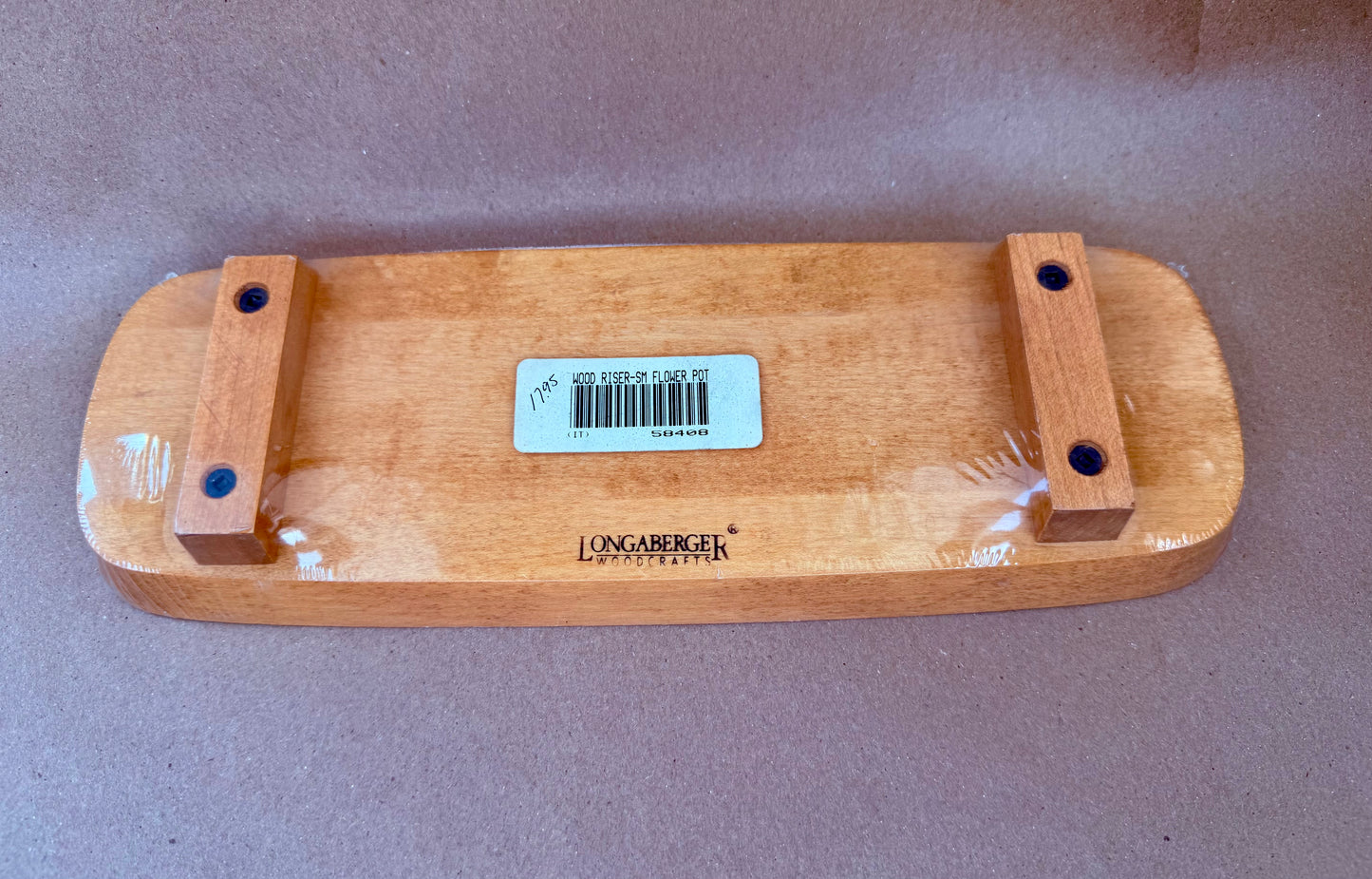 Longaberger Wooden Riser for Small Flower Pots or Votives