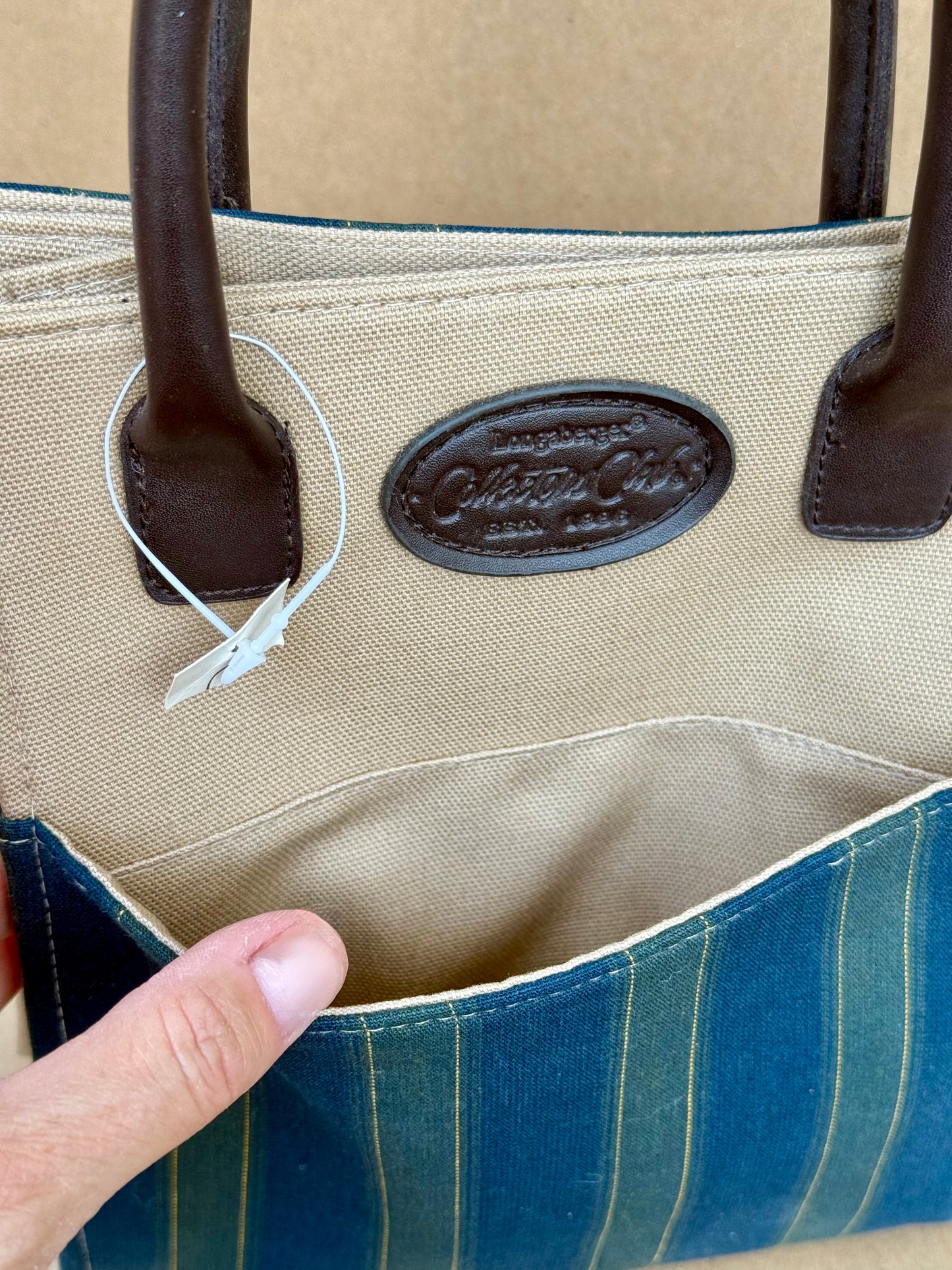 Longaberger Collector's Club Fabric Tote