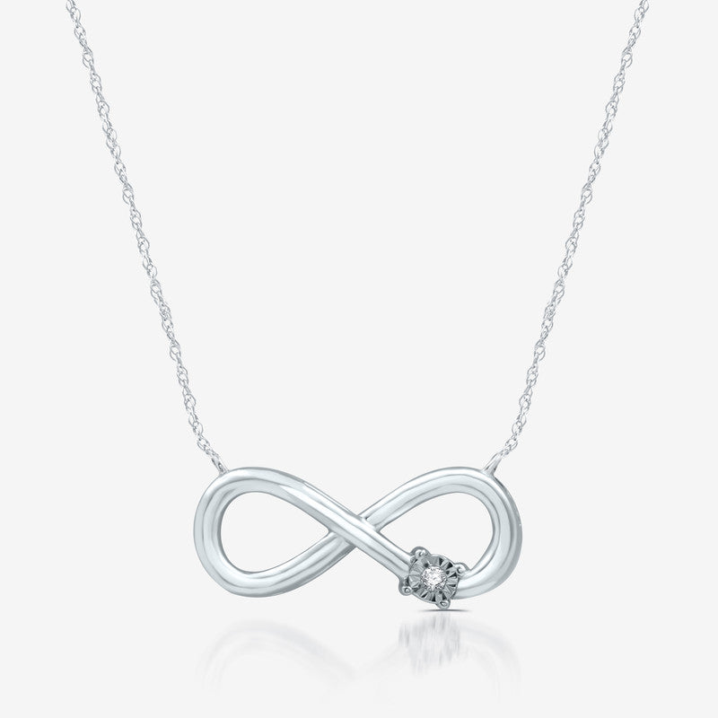 Diamond Accent Infinity 18" Necklace