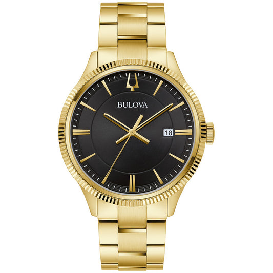 Bulova Classic Quartz Black Dial Men's Watch - Refurbished