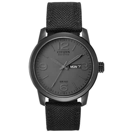 Citizen Garrions Black Eco-Drive Watch - Refurbished