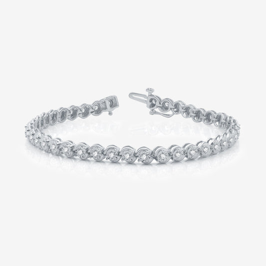 1 Cttw Lab-Grown Diamond Bracelet Miracle Plate