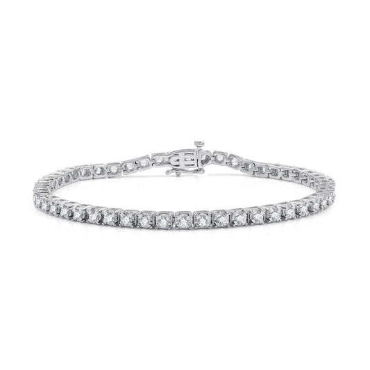 2 Cttw Lab Grown Diamond Bracelet in Sterling Silver