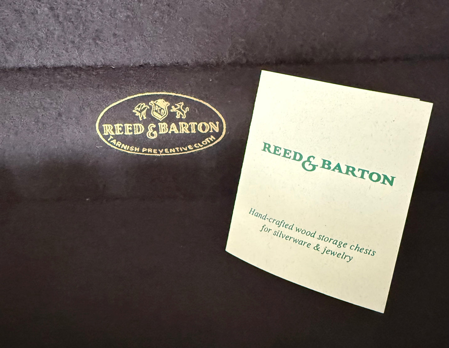 Reed & Barton Handcrafted Silverware Storage Chest - Made in the USA