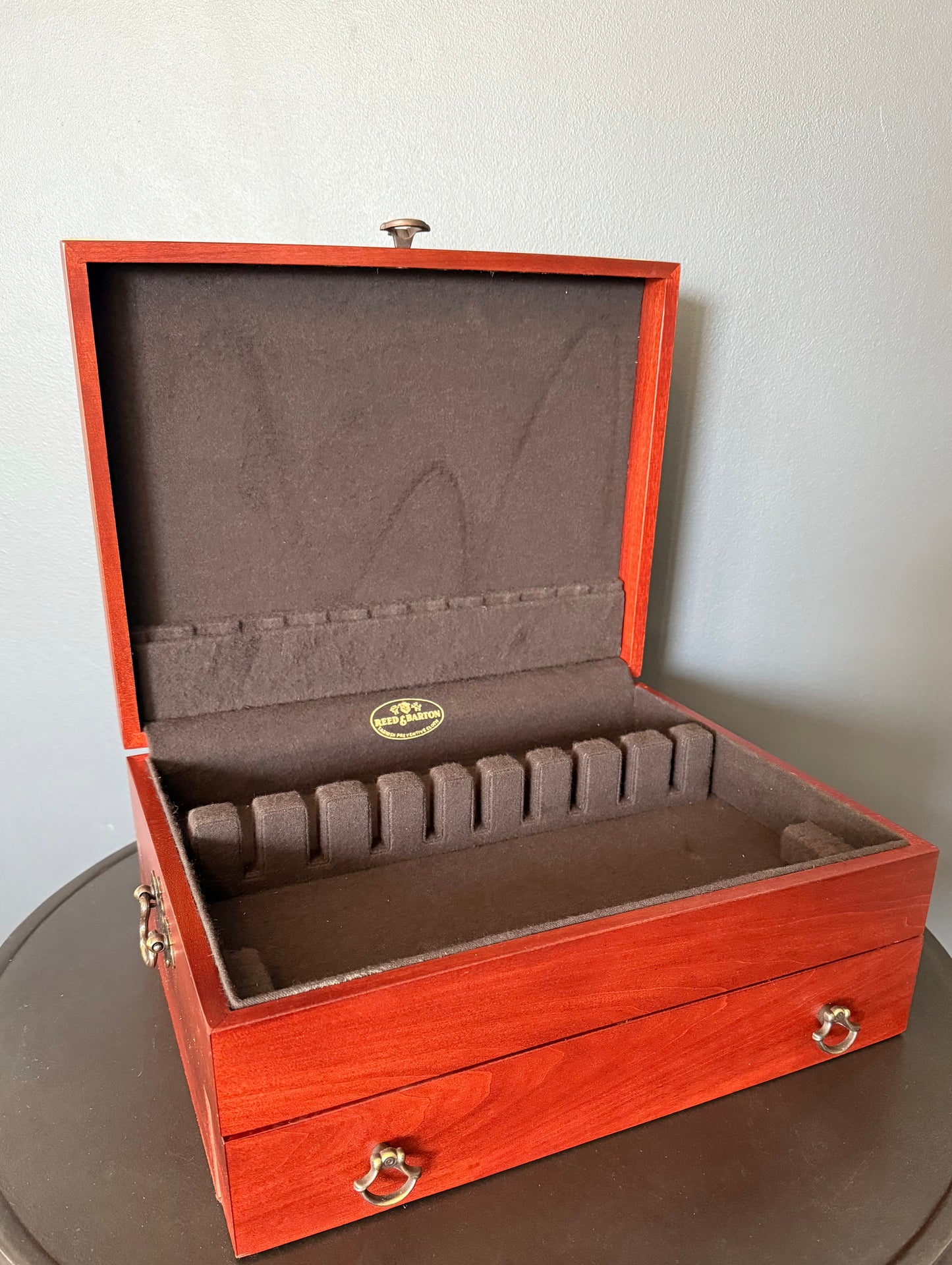 Reed & Barton Handcrafted Silverware Storage Chest - Made in the USA