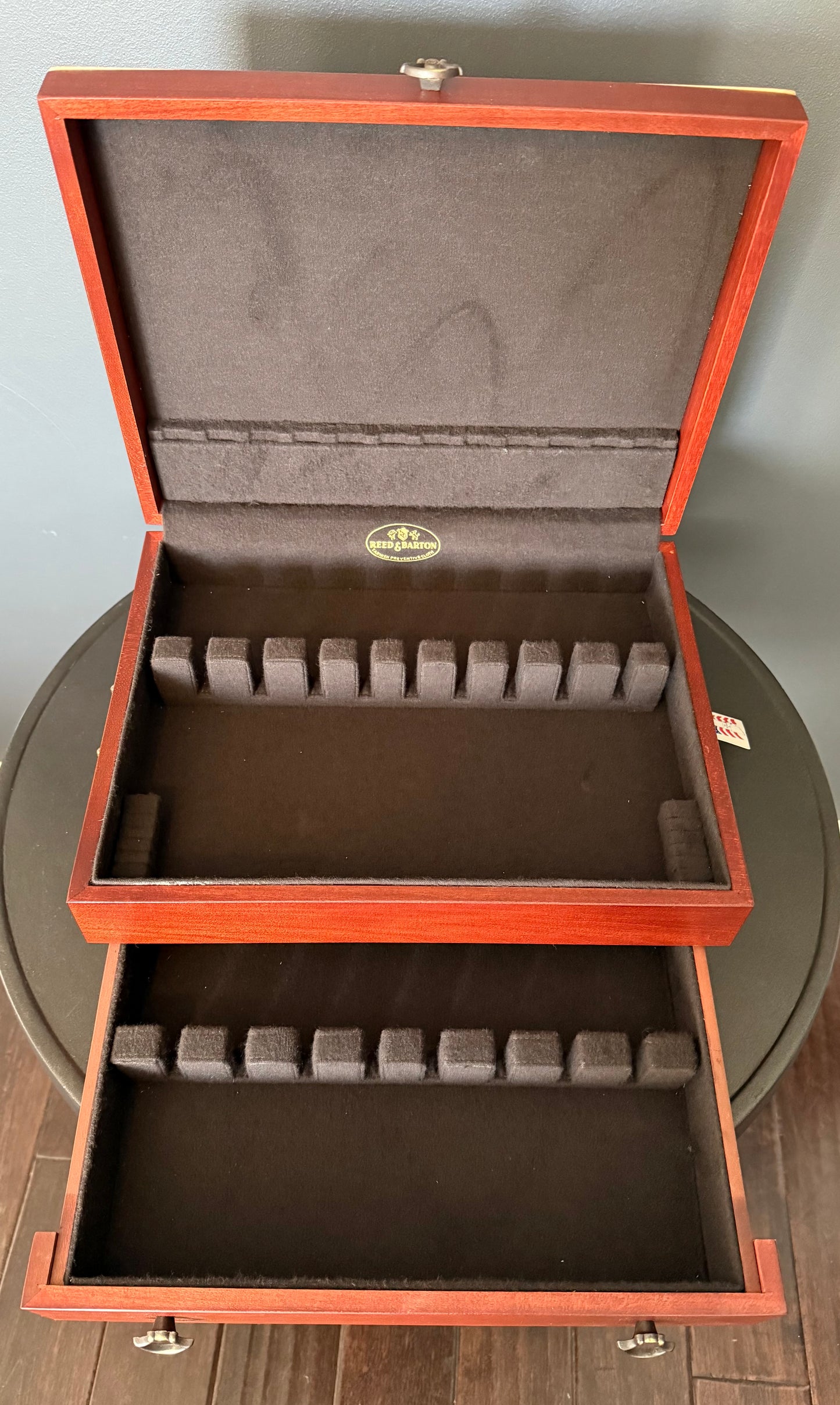 Reed & Barton Handcrafted Silverware Storage Chest - Made in the USA