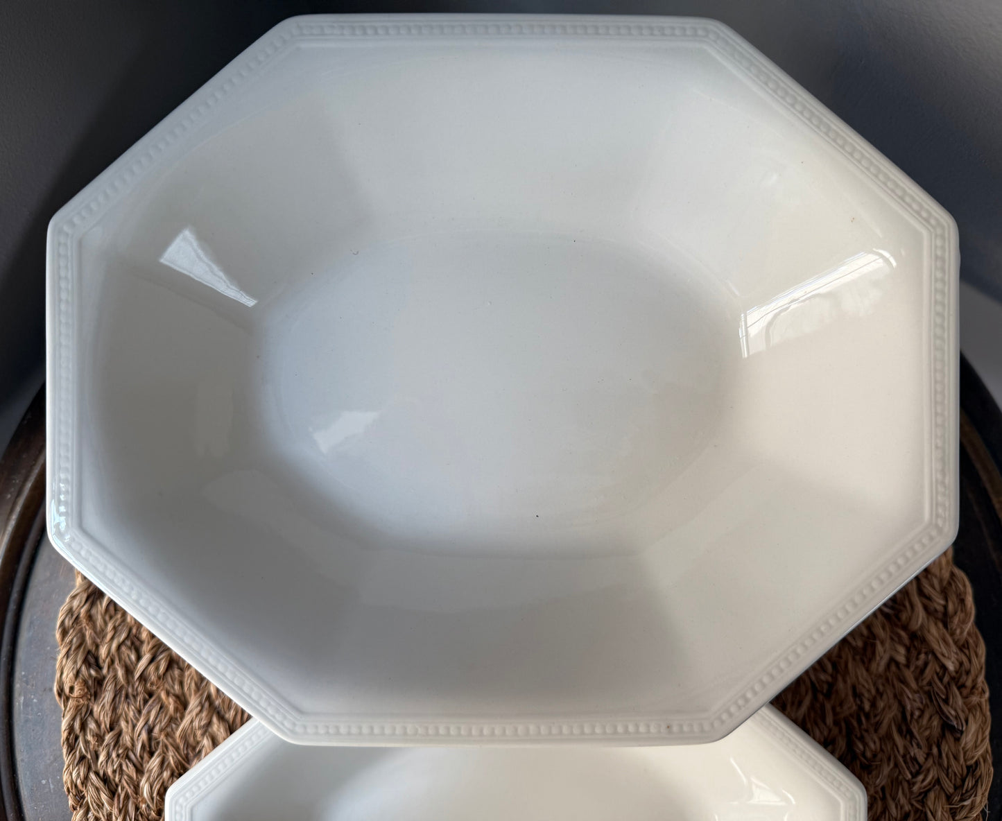 Johnson Brothers Heritage White Coupe Cereal Bowls - 2