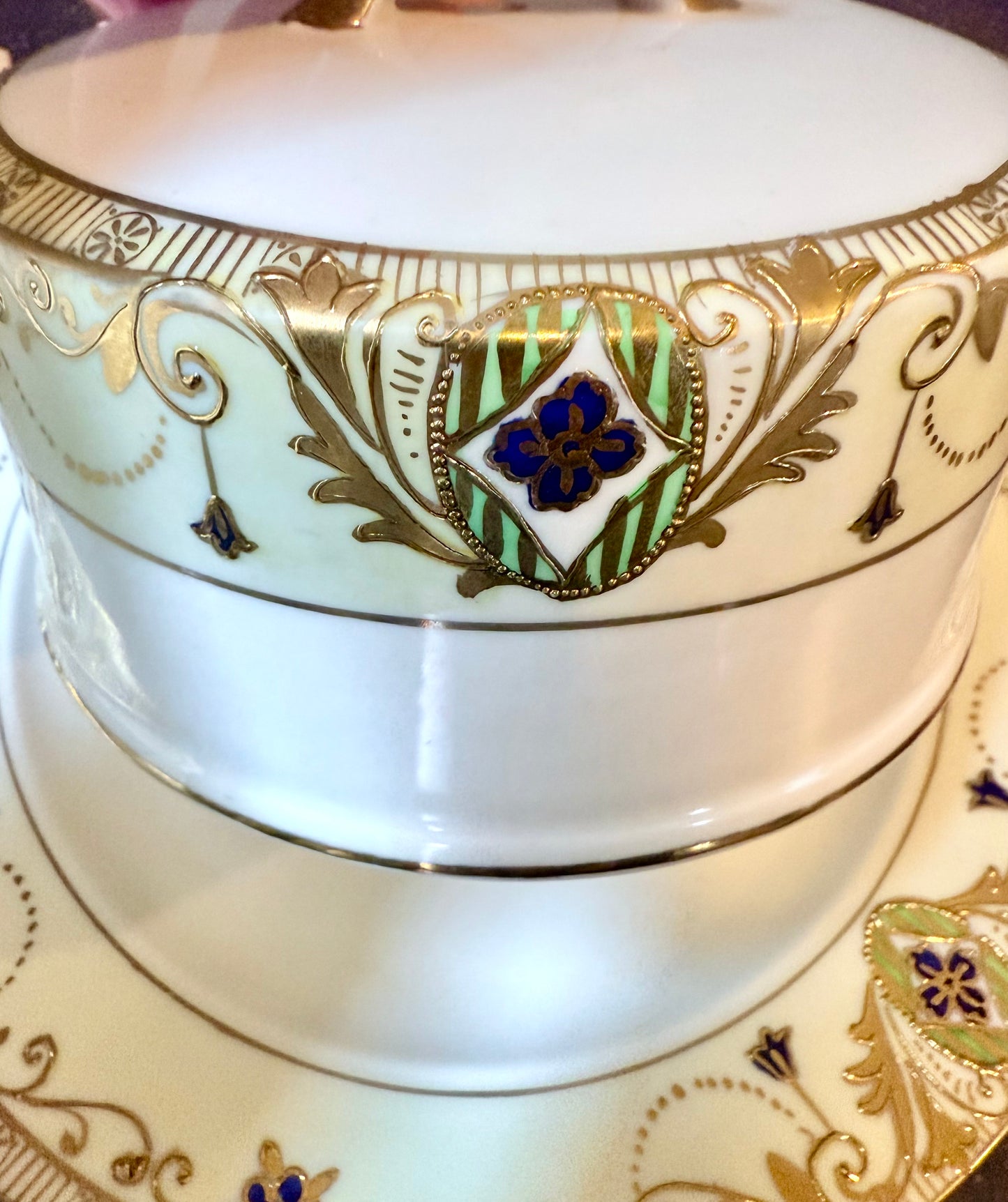 NIPPON Antique Hand Painted Porcelain 10 Piece Set
