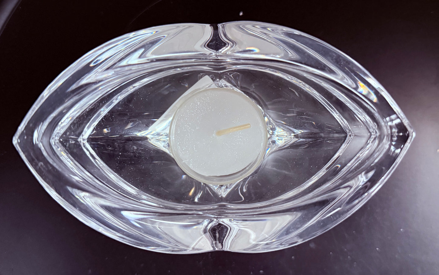 Mikasa Deco German Crystal Tea Light Candle Holder