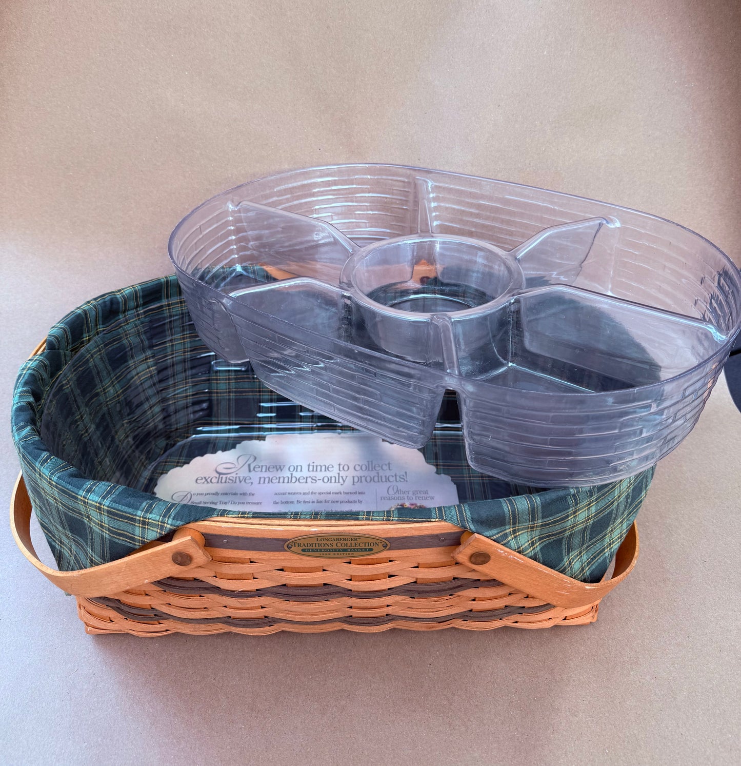 1999 Longaberger Generosity Basket Set