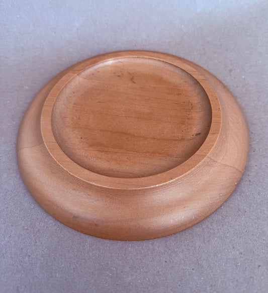 Longaberger Wooden Pedestal Stand for Candle