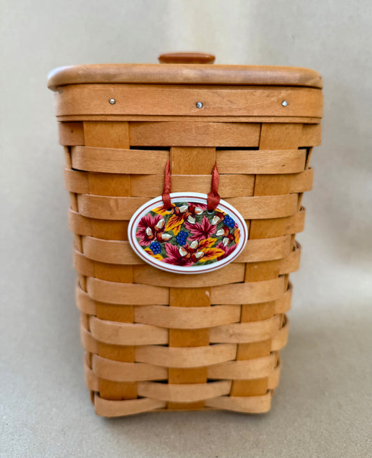 Vintage Longaberger Medium Spoon Basket Set From 1996
