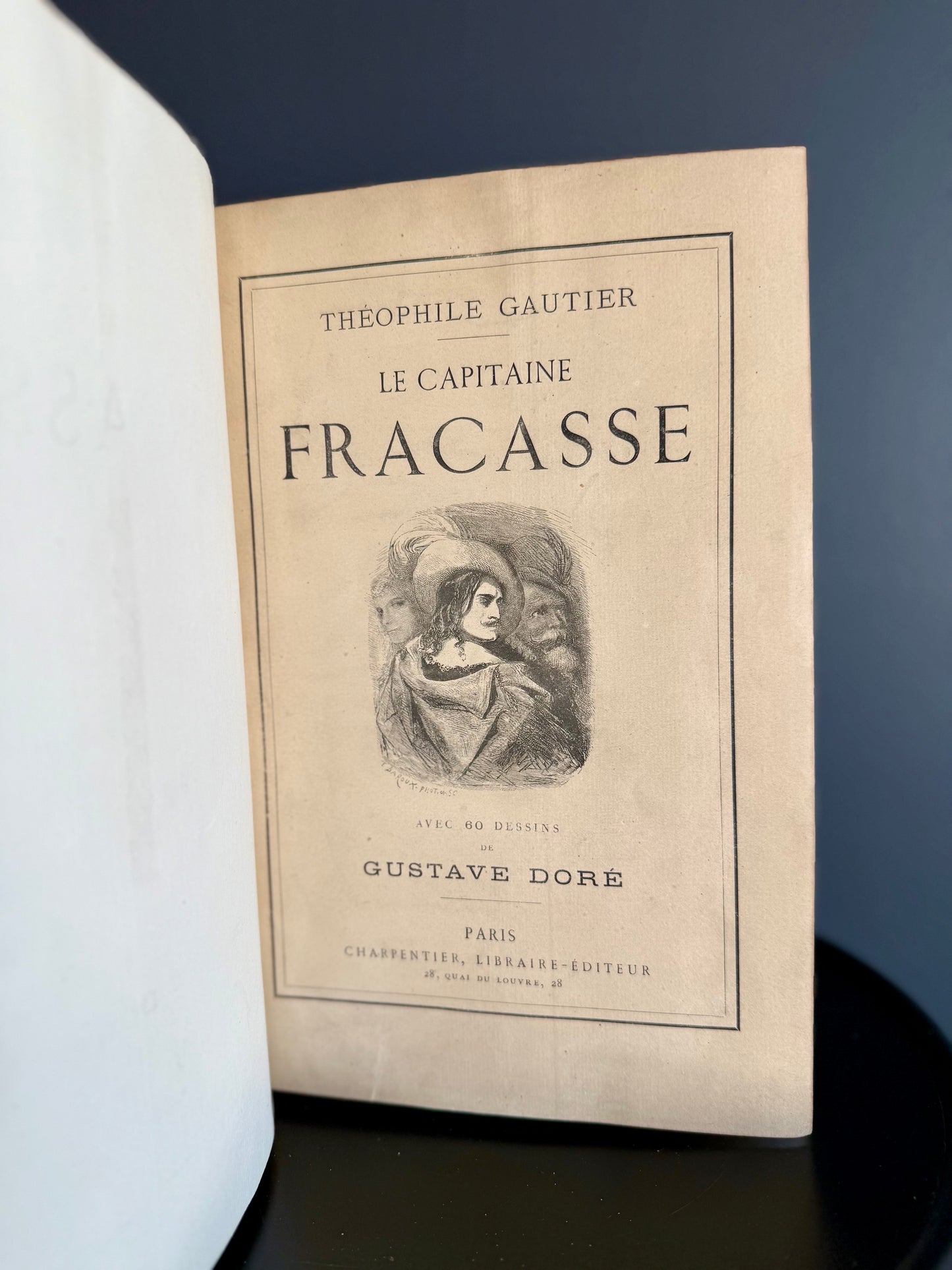 Théophile Gautier's Le Capitaine Fracasse - Copyright 1866