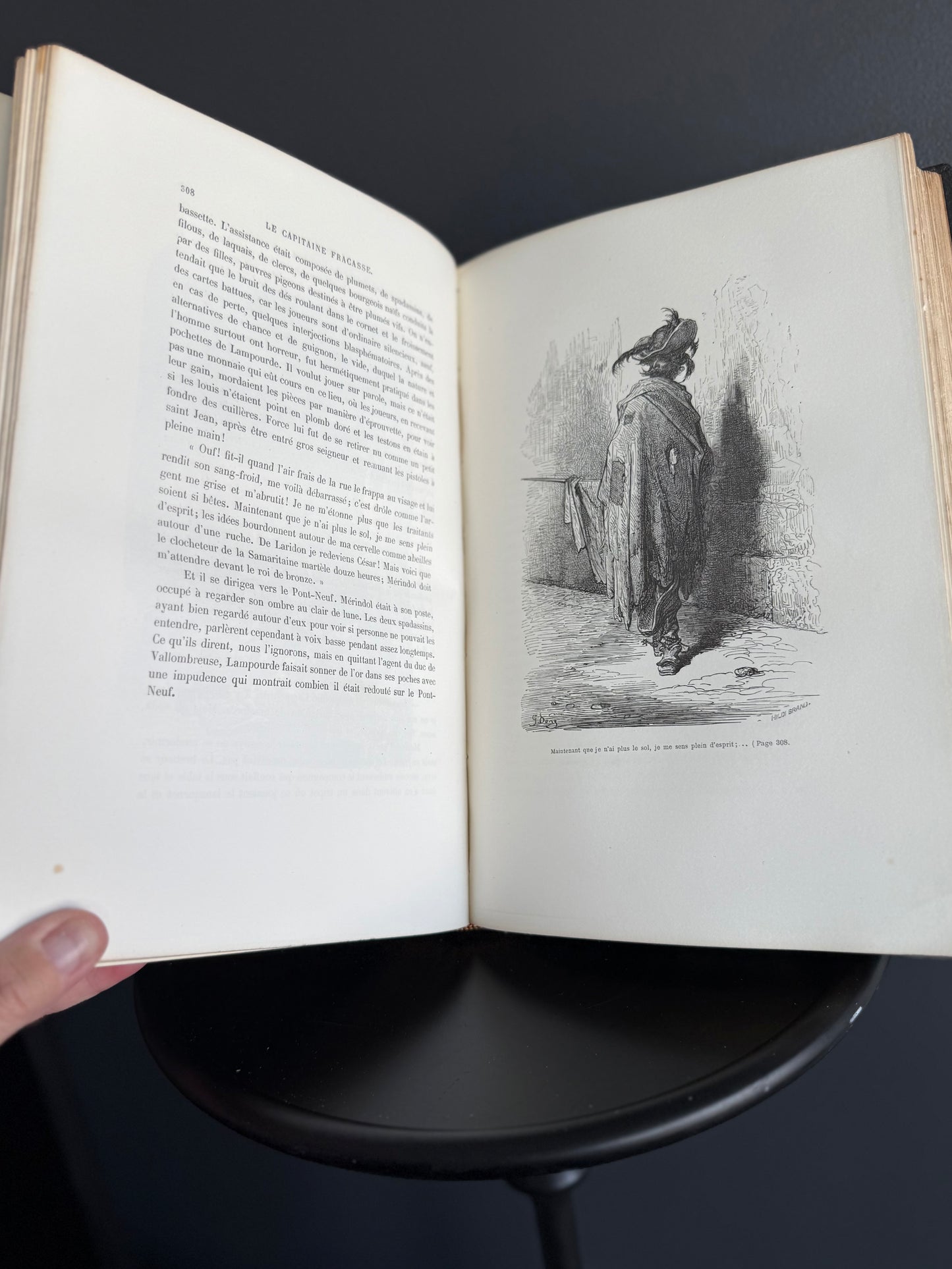 Théophile Gautier's Le Capitaine Fracasse - Copyright 1866