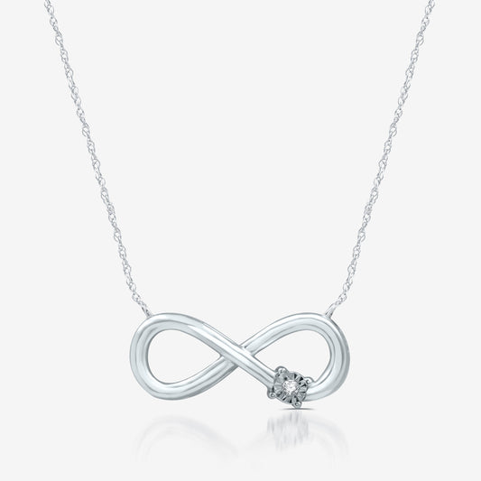 Diamond Accent Infinity 18" Necklace